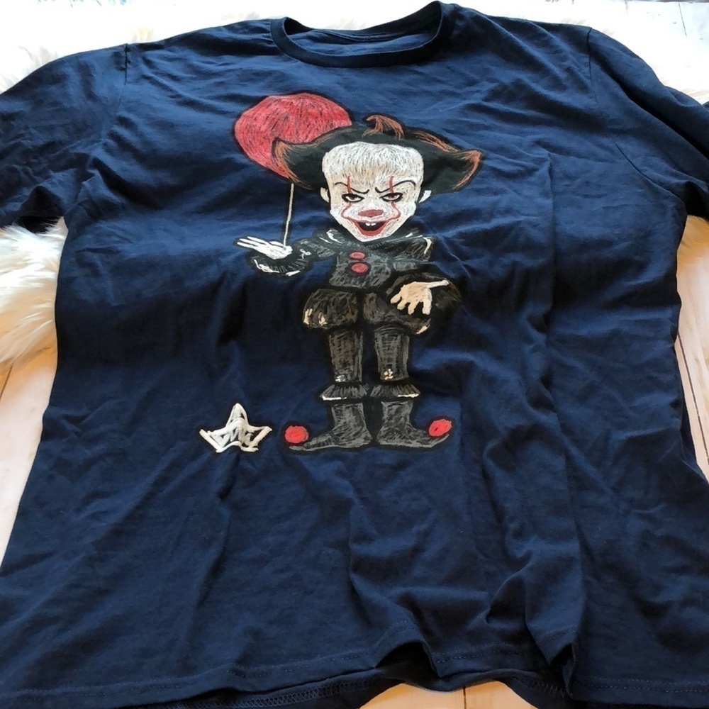 Clown t-shirt size XL - Picture 2 of 4